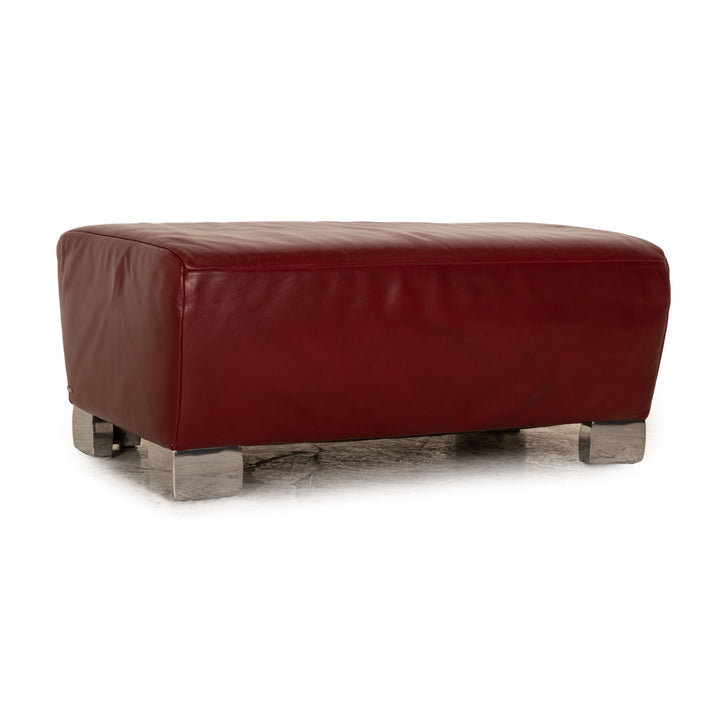 Koinor Bavero Leder Hocker Rot