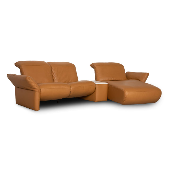 Koinor Elena Leder Ecksofa Beige Sofa Couch elektrische Funktion