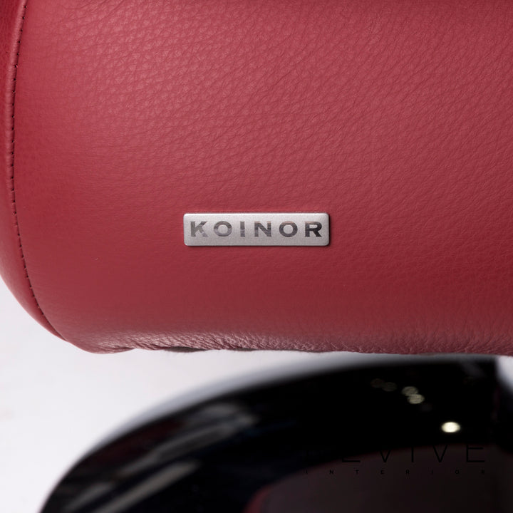 Koinor Leather Stool Brown #12447