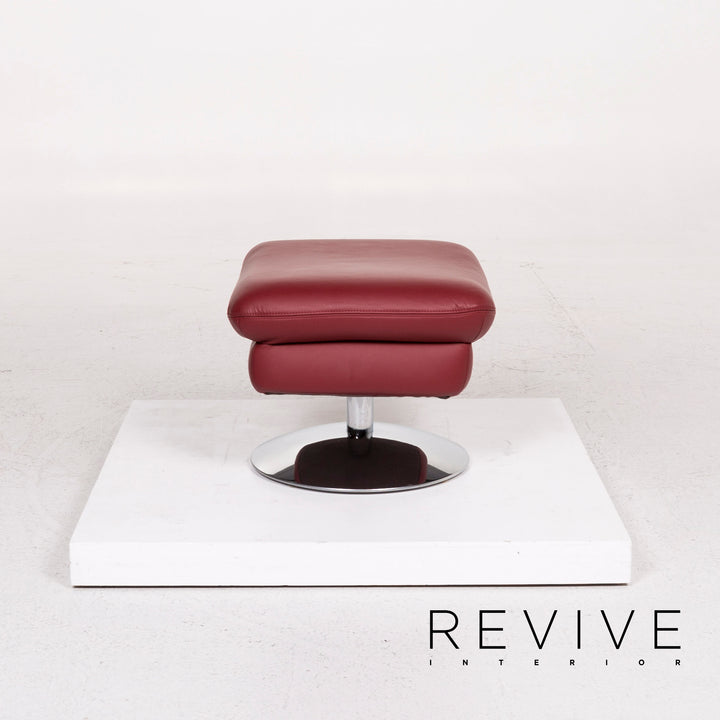 Koinor Leather Stool Brown #12447