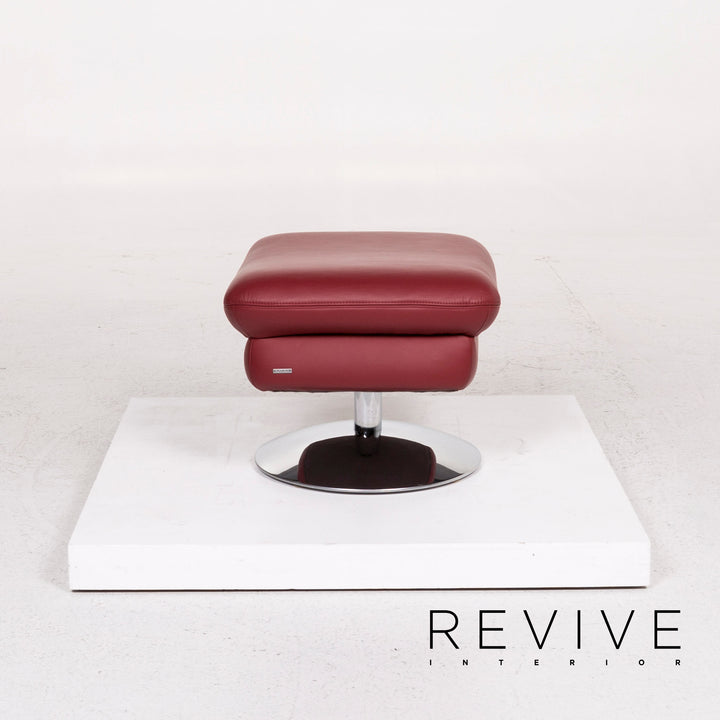 Koinor Leather Stool Brown #12447