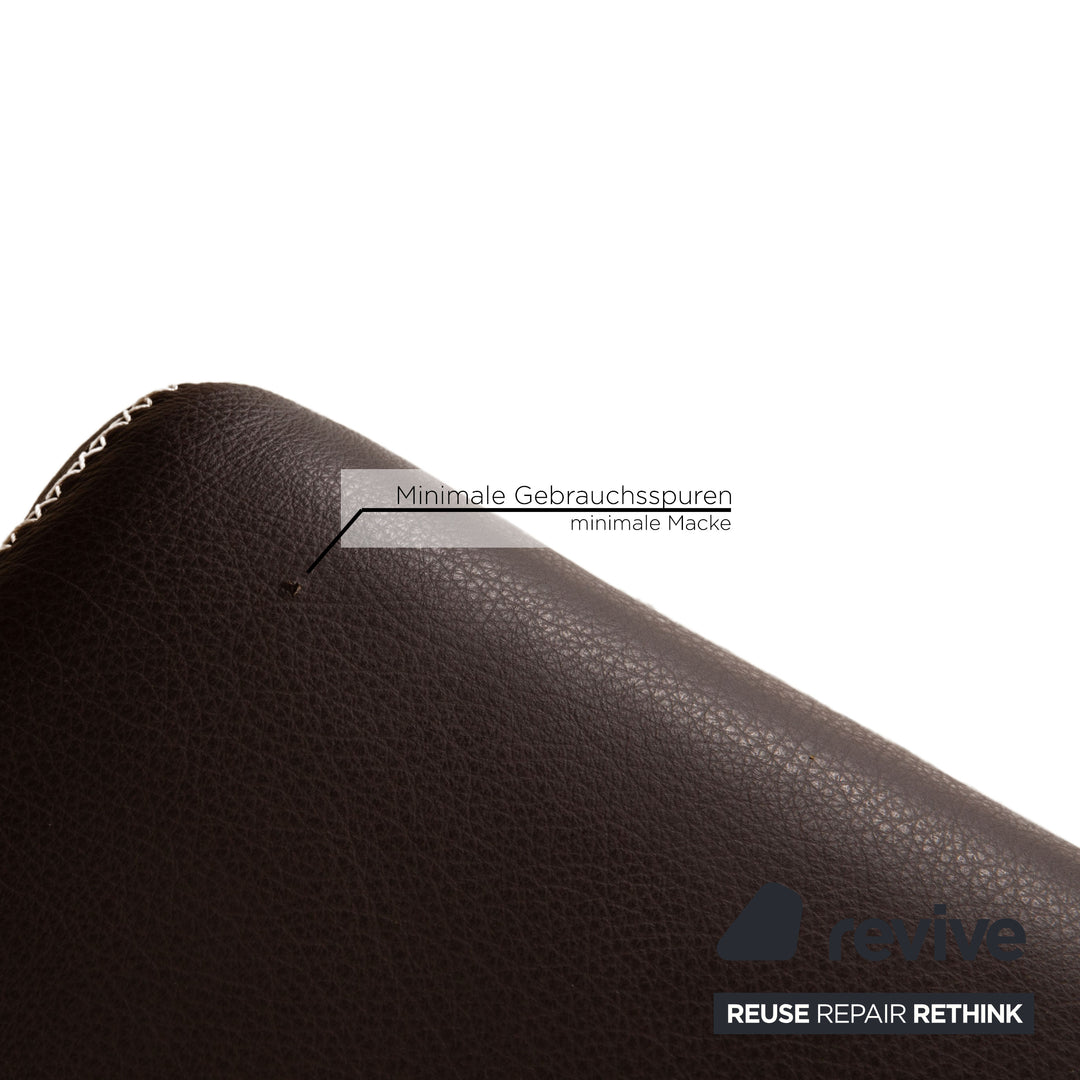 Koinor Leder Hocker Braun