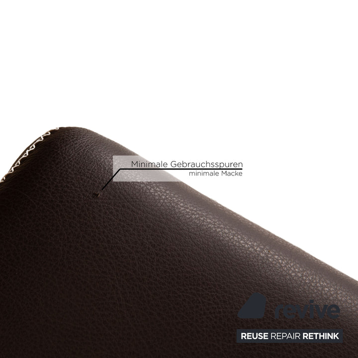 Koinor Leder Hocker Braun