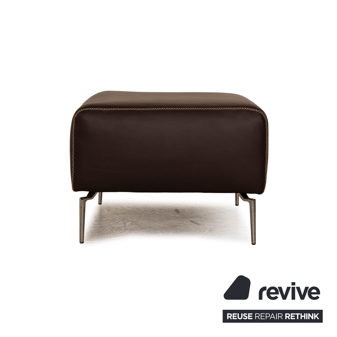 Koinor Leder Hocker Braun
