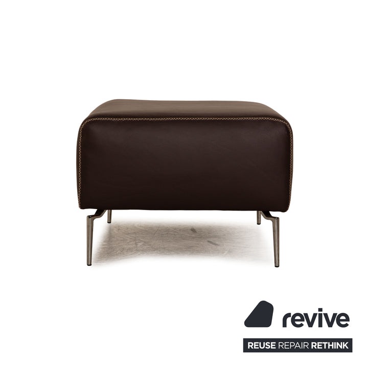 Koinor Leder Hocker Braun