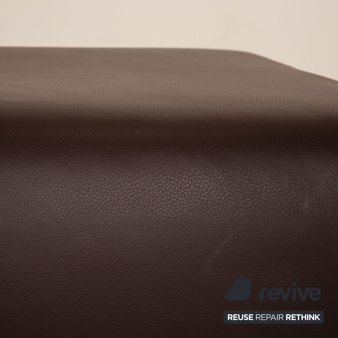 Koinor Leder Hocker Braun