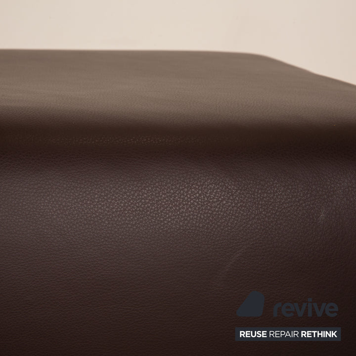 Koinor Leder Hocker Braun