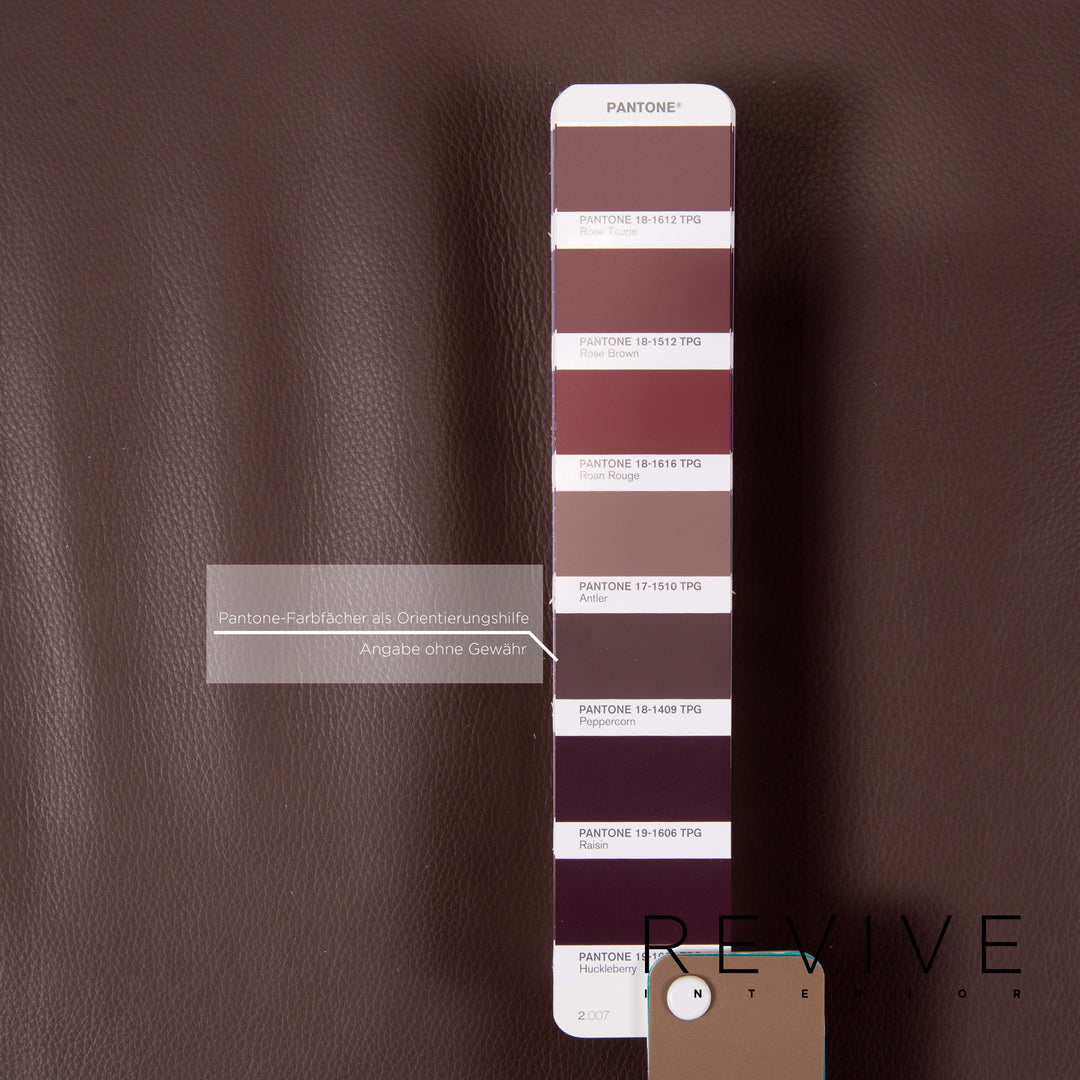 Koinor Rossini Canapé d'angle en cuir marron taupe