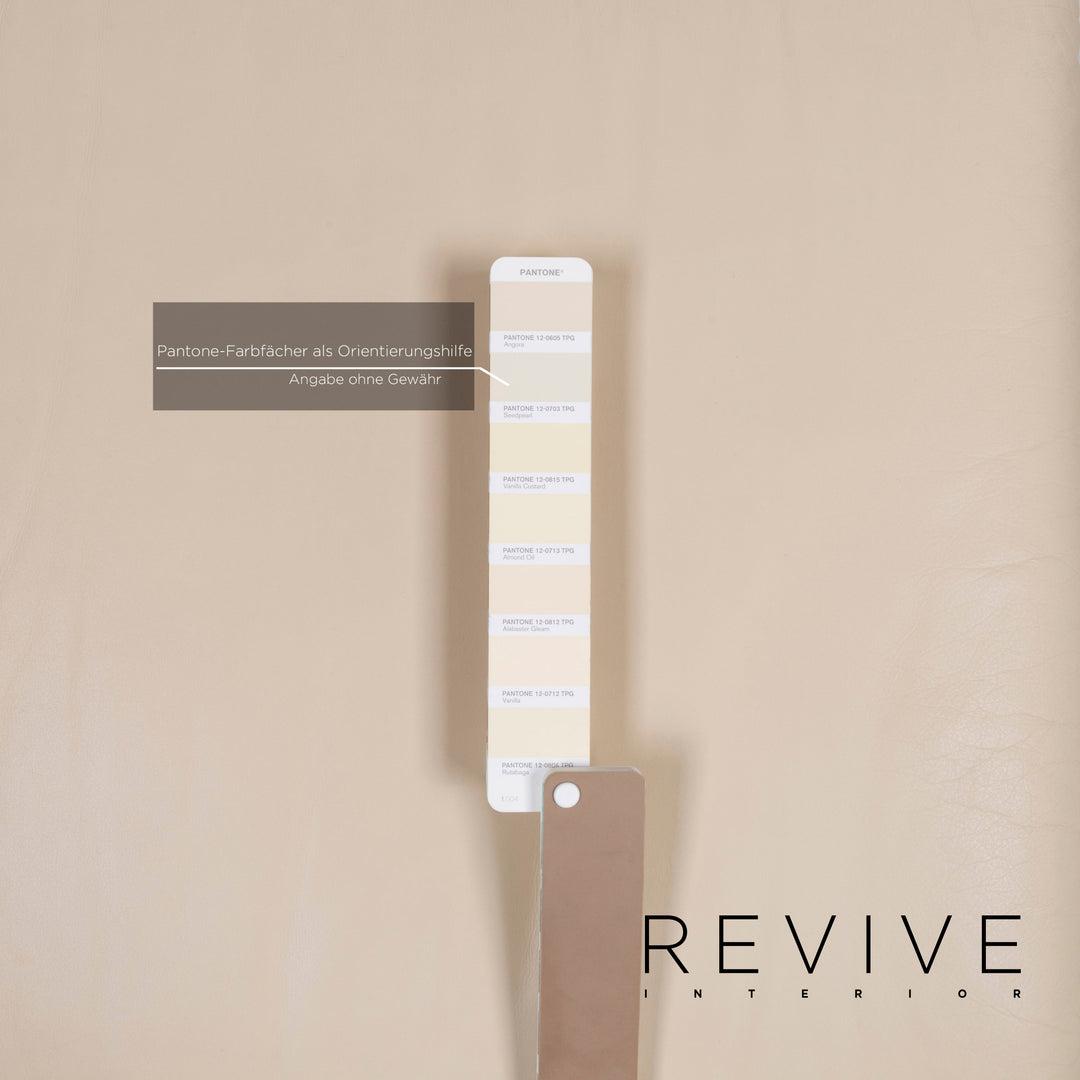 Koinor Rossini Leder Hocker Beige #12857