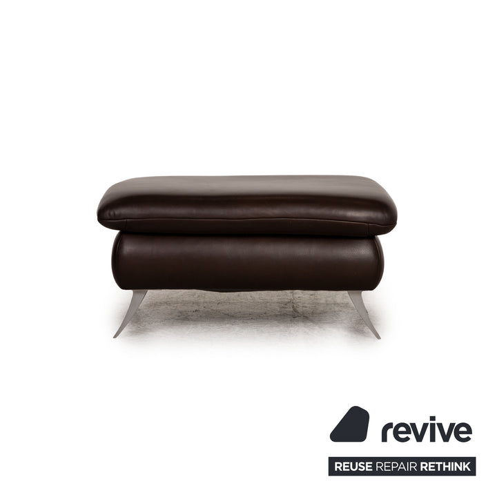 Koinor Rossini Leather Stool Brown