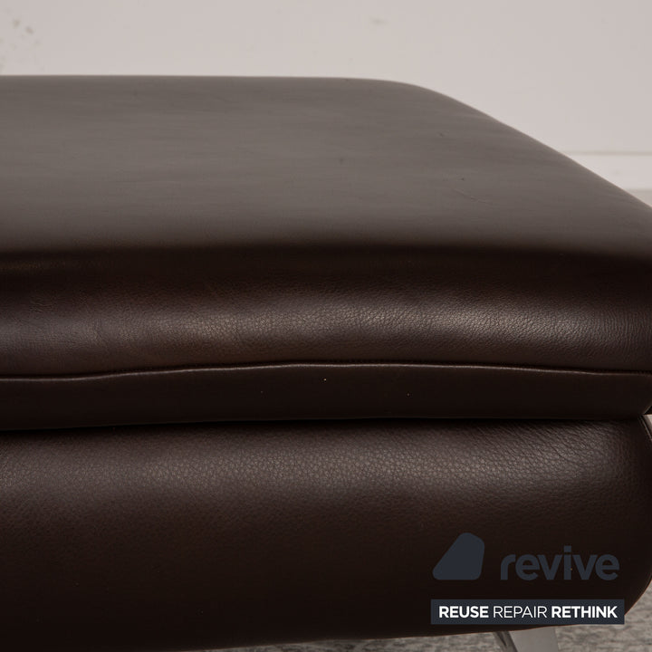 Koinor Rossini Leather Stool Brown