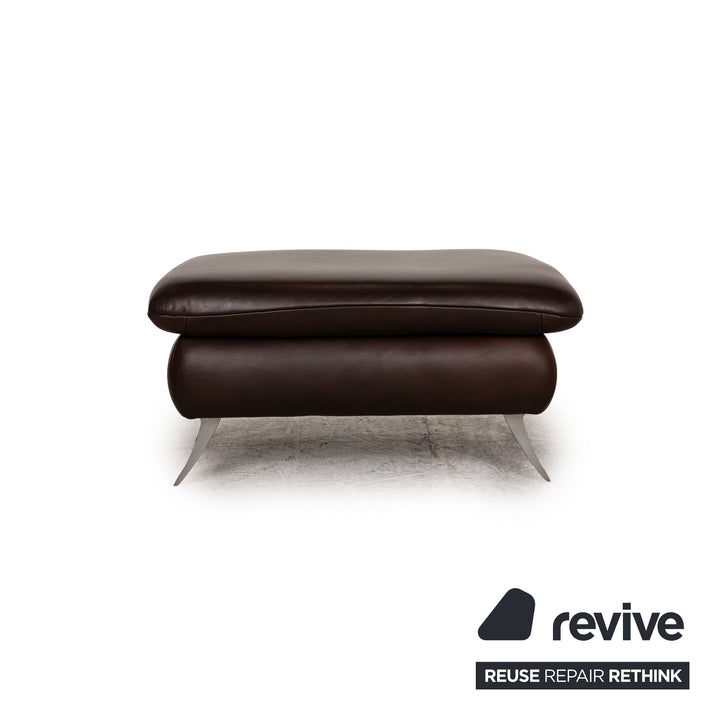 Koinor Rossini Leather Stool Brown