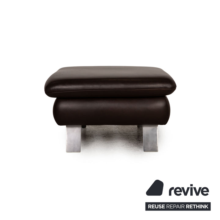 Koinor Rossini Leather Stool Brown