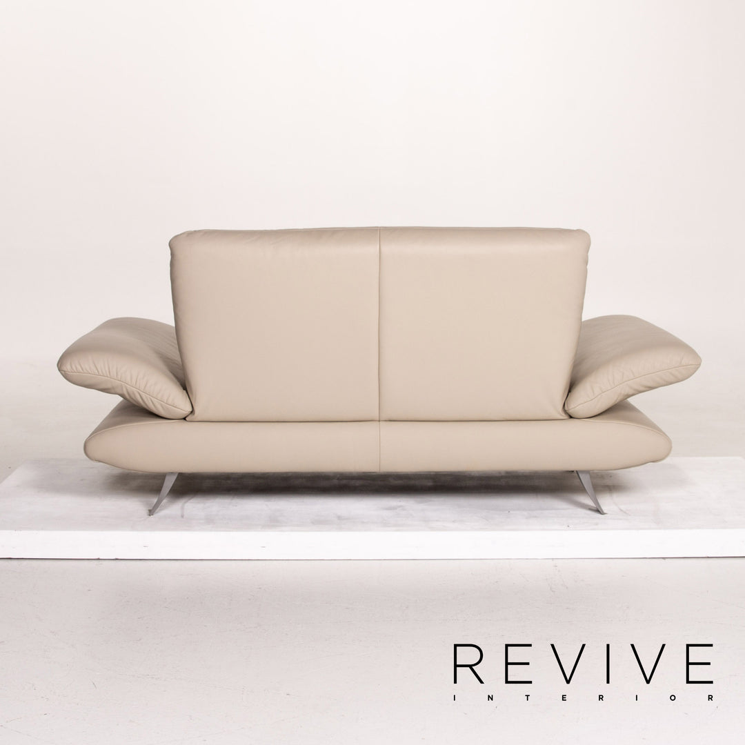 Koinor Rossini canapé en cuir Beige taupe canapé de fonction deux places #14341