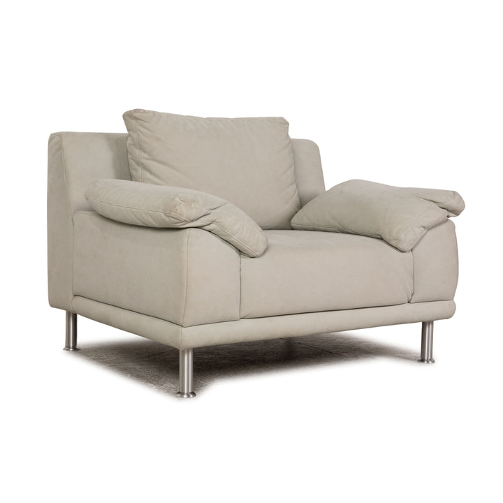 Fauteuil Koinor en tissu gris gris clair