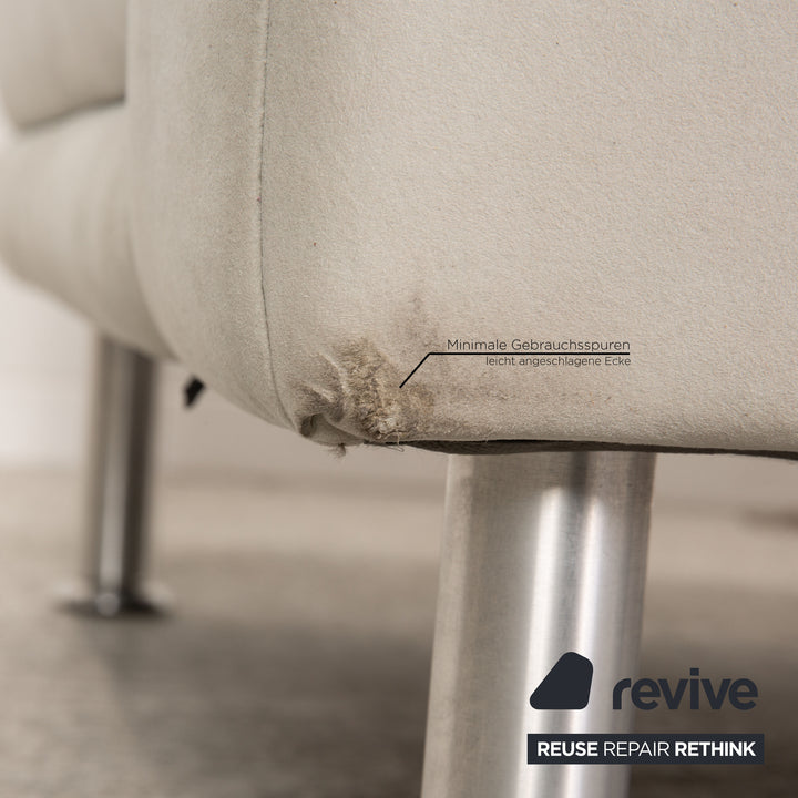 Fauteuil Koinor en tissu gris gris clair