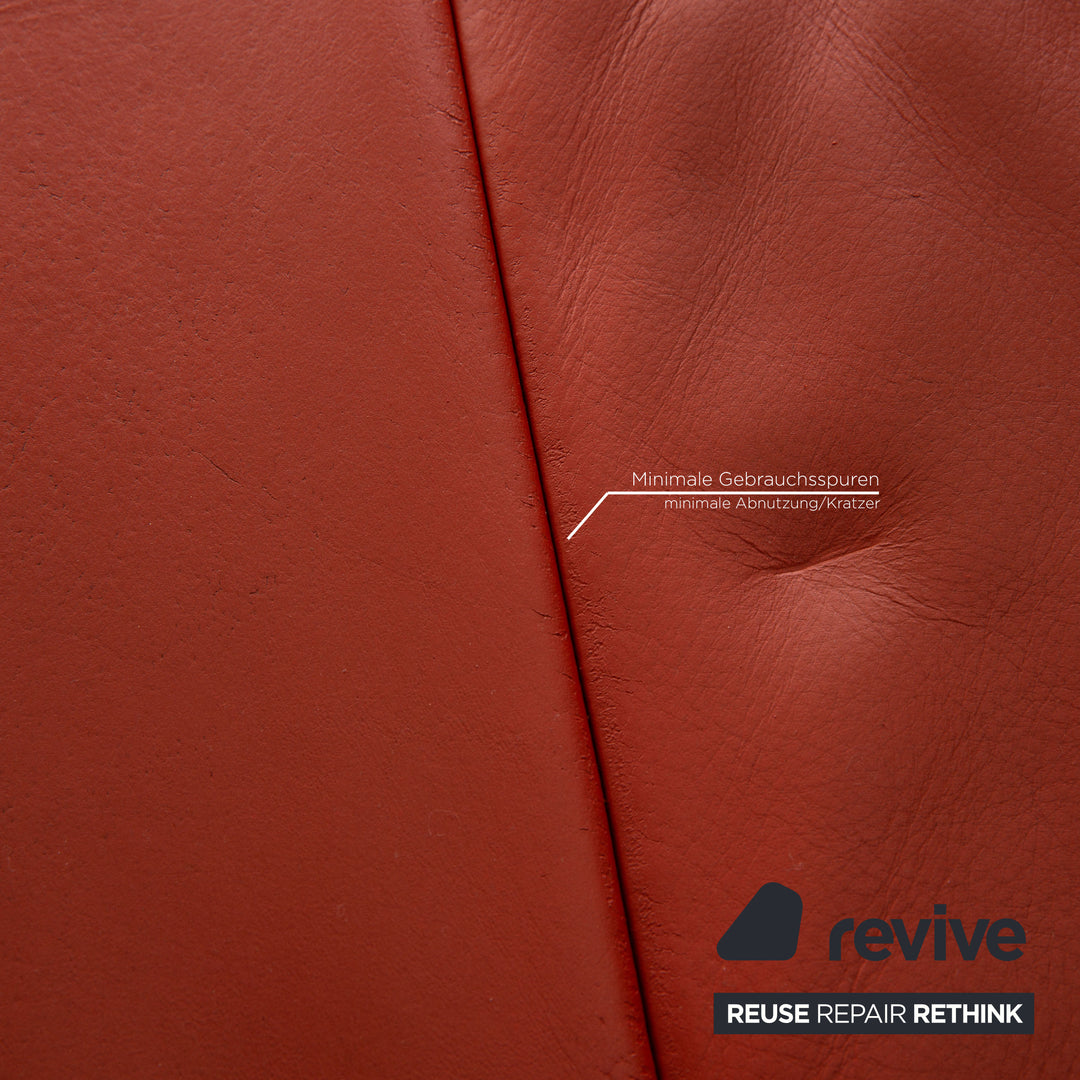 Koinor Volare Leder Zweisitzer Rostbraun Sofa Couch Funktion