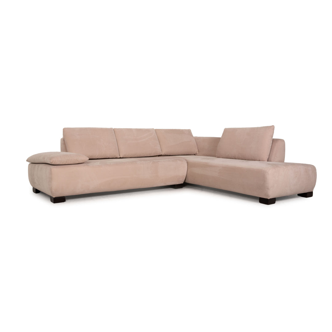 Koinor Volare Stoff Sofa Rosé Ecksofa Couch