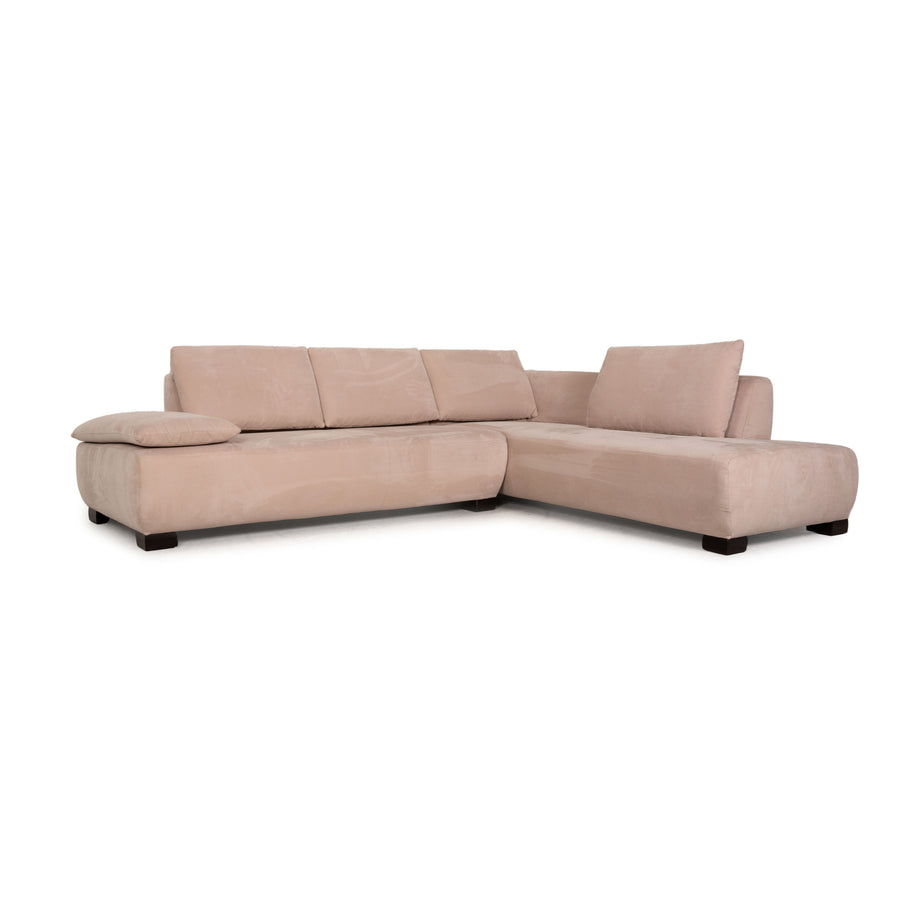 Koinor Volare Stoff Sofa Rosé Ecksofa Couch