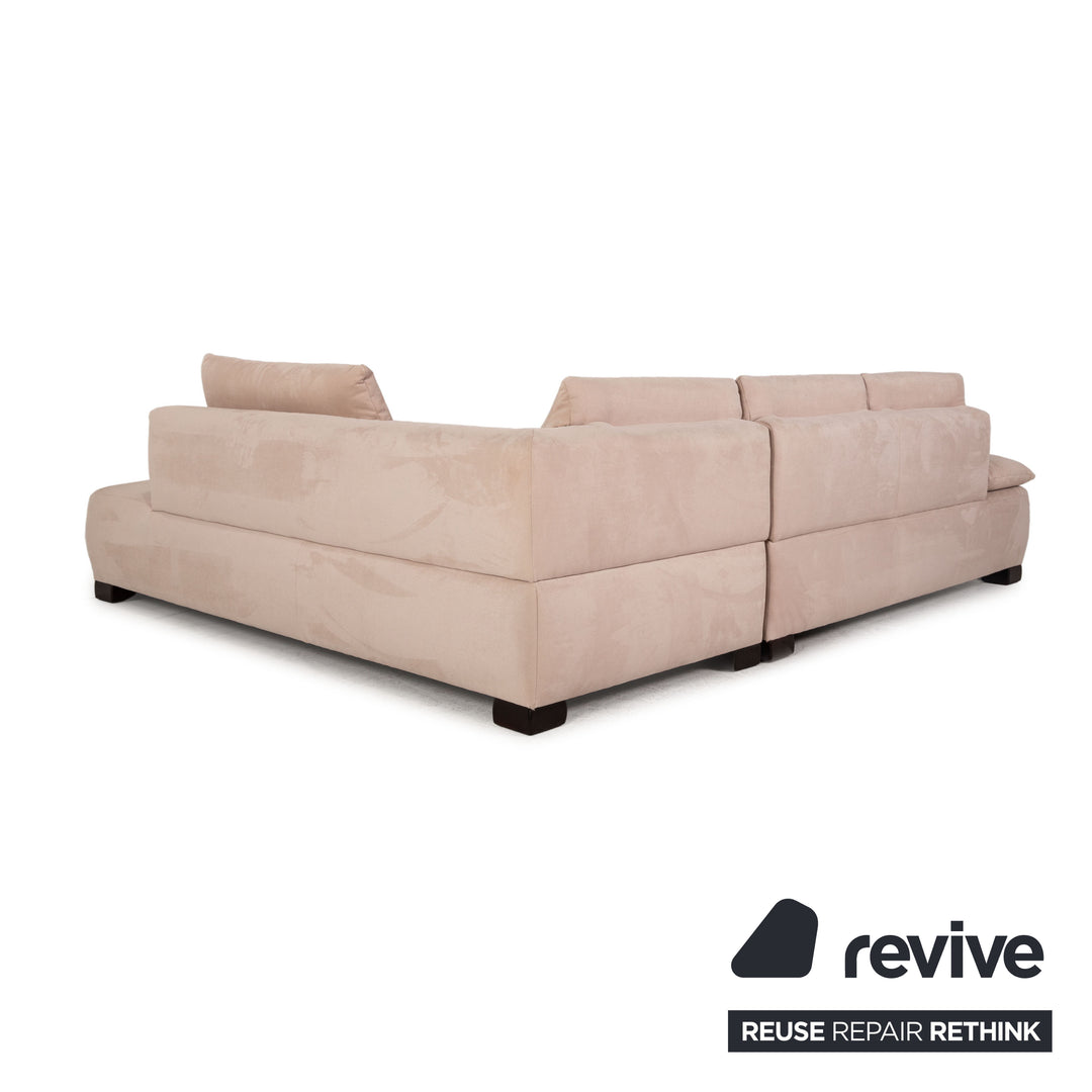 Koinor Volare Stoff Sofa Rosé Ecksofa Couch