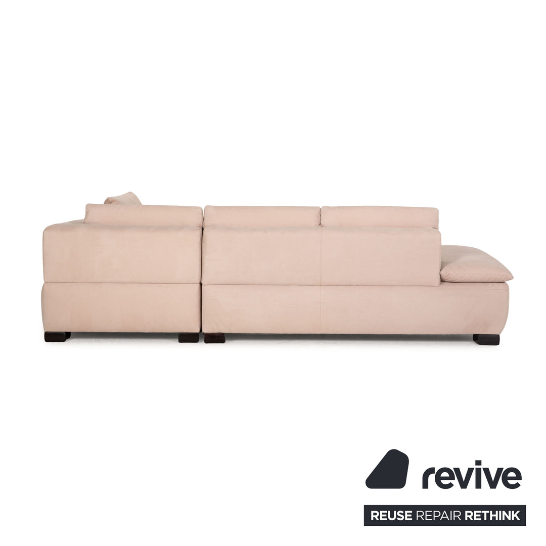 Koinor Volare Stoff Sofa Rosé Ecksofa Couch