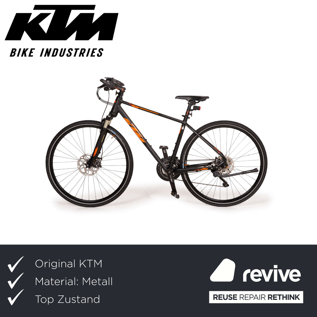 KTM Loreto Cross 2020 Cross Bike / Trekking Bike RH 46cm 28" Bicycle Black