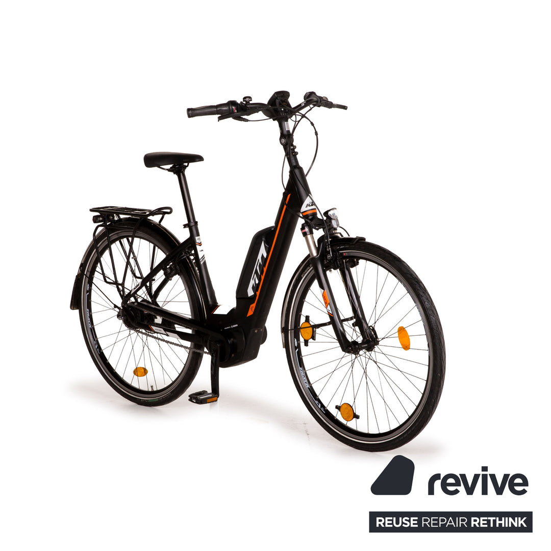 KTM MACINA CITY 8 P5 2018 E-City Bike Black RH 46cm 28" Electric Bike E-Bike Bicycle