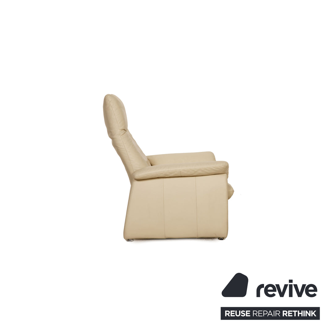 Laauser Leder Sessel Creme