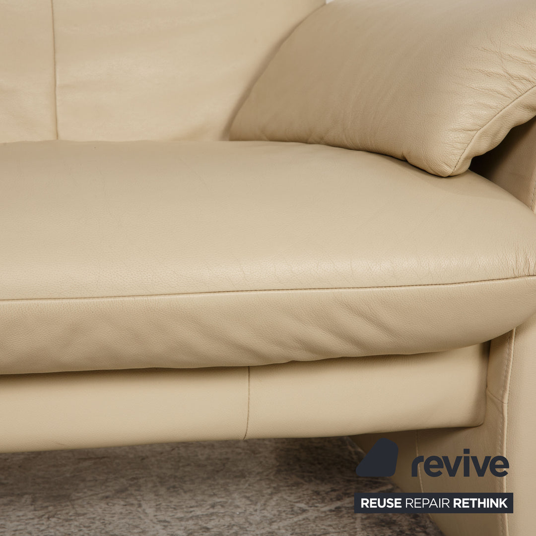 Laauser Leder Sessel Creme