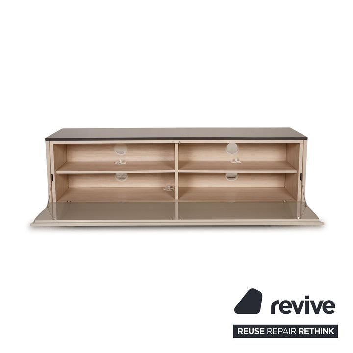Lema T030 wooden sideboard set cream multimedia board