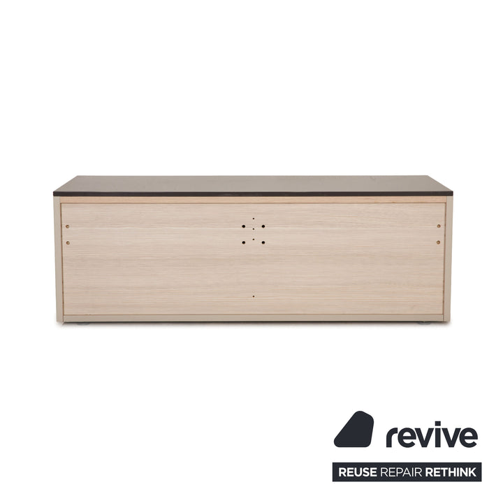 Lema T030 wooden sideboard set cream multimedia board