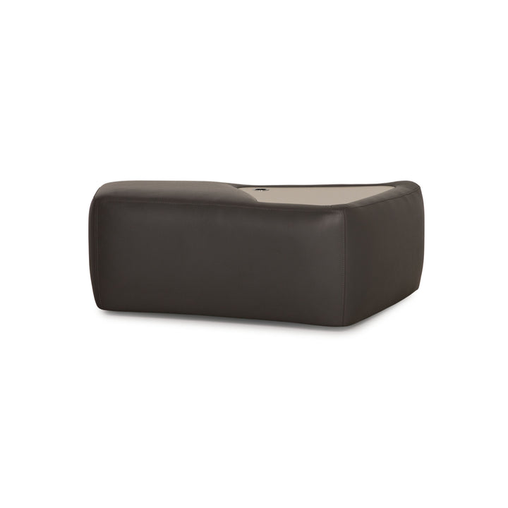 Leolux Archipel Leder Hocker Grau Funktion