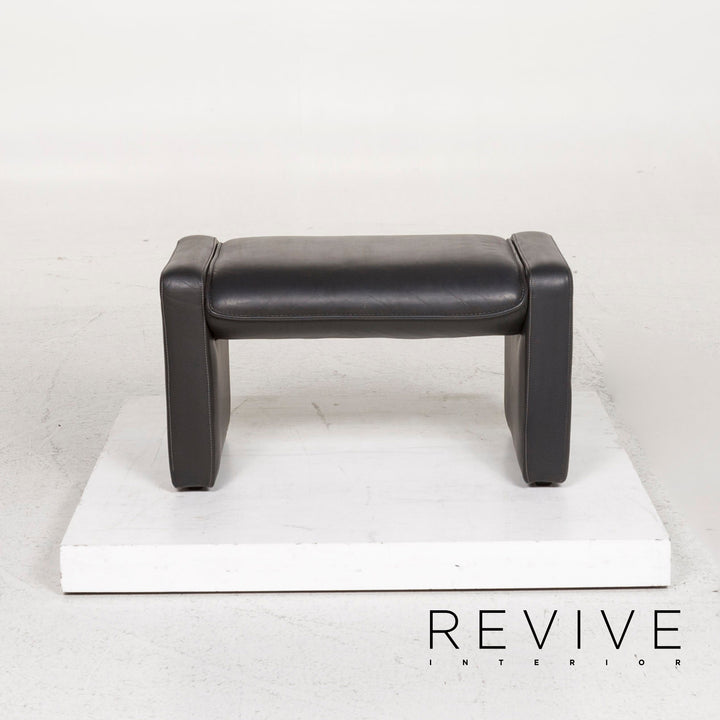 Tabouret ottoman en cuir Leolux #12923