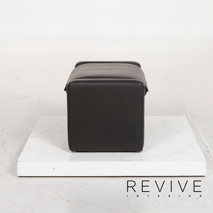 Tabouret ottoman en cuir Leolux #12923