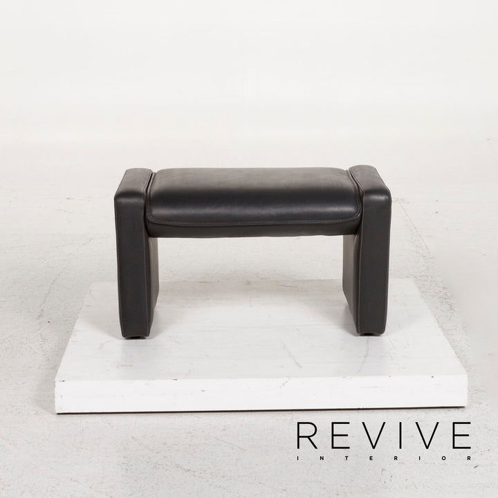 Tabouret ottoman en cuir Leolux #12923