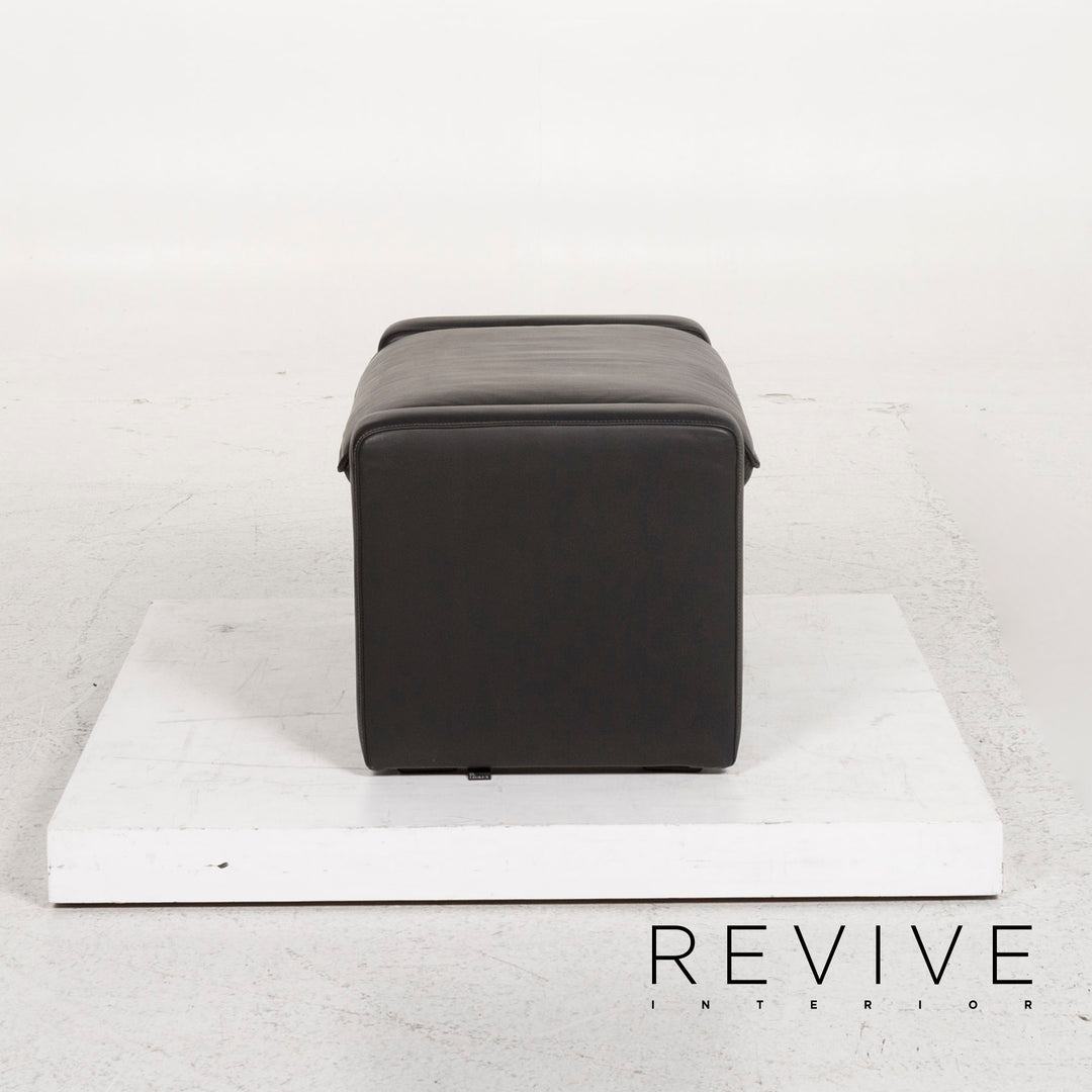Tabouret ottoman en cuir Leolux #12923