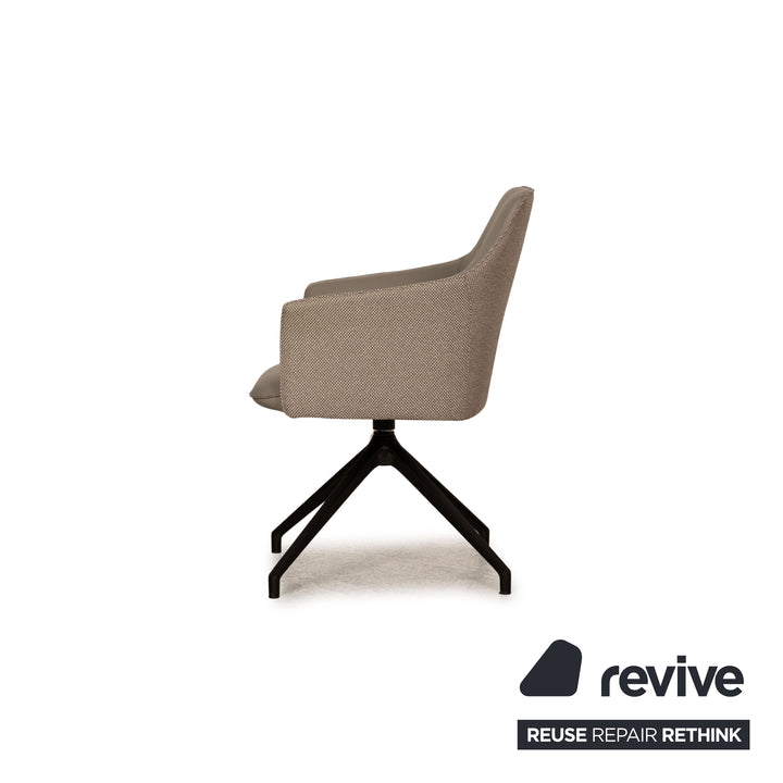Leolux Mara Leather Chair Grey