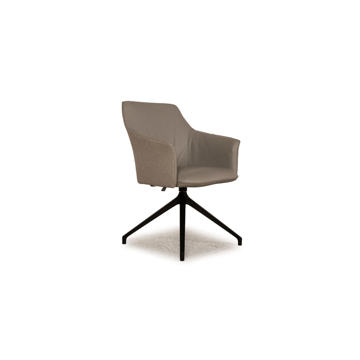 Leolux Mara Leather Chair Grey