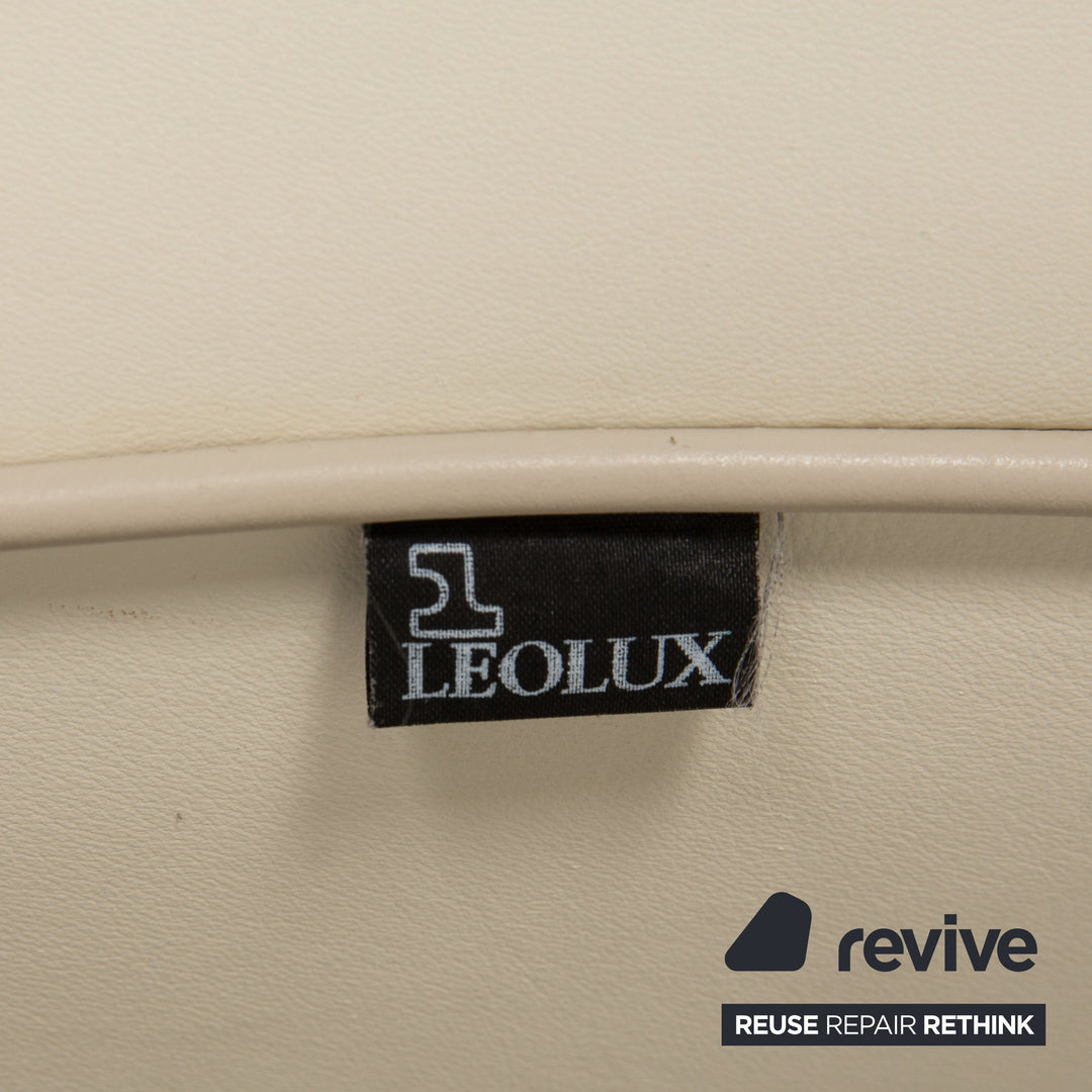 Leolux Ottawa Leder Sessel Creme