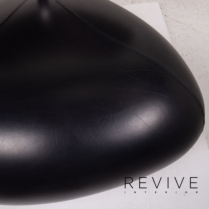 Leolux Pallone Leder Sessel Schwarz #15205