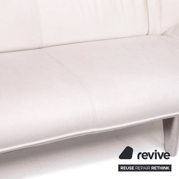 Leolux Tango Leather Sofa White Two seater function