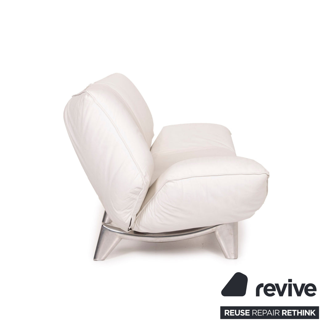Leolux Tango Leather Sofa White Two seater function