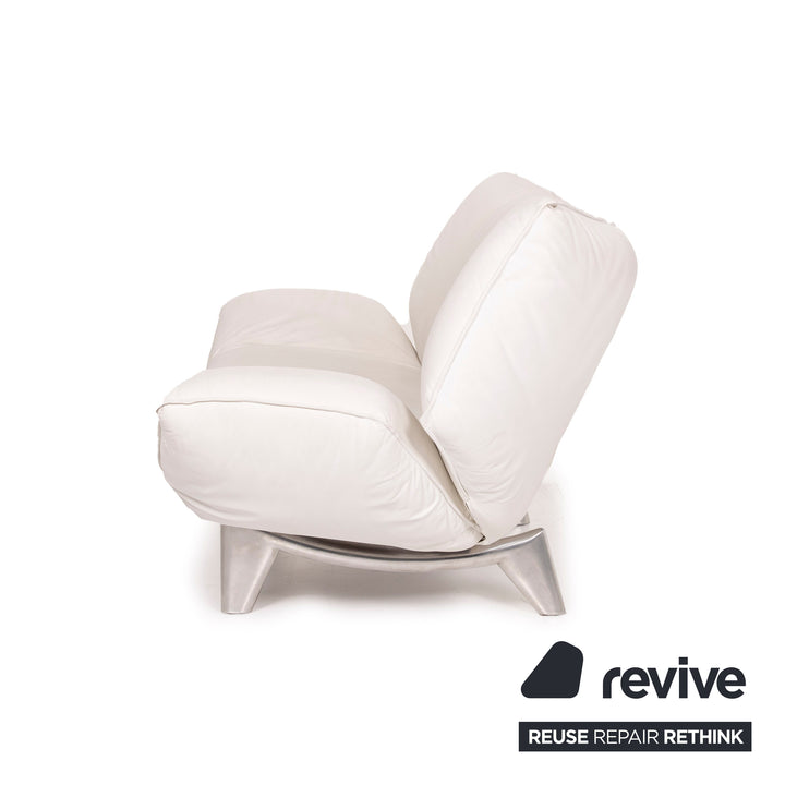 Leolux Tango Leather Sofa White Two seater function