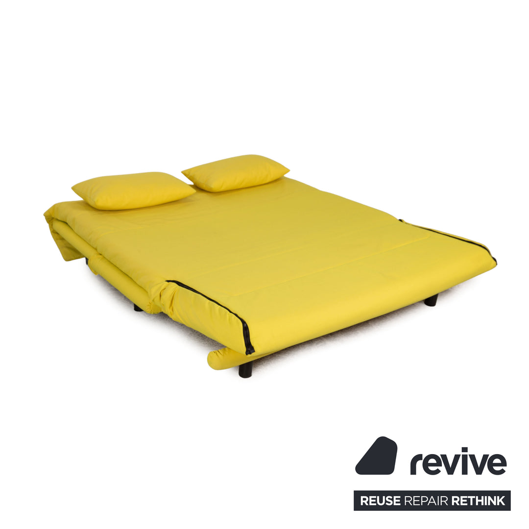 ligne roset Multy Stoff Dreisitzer Gelb Sofa Couch Schlafsofa