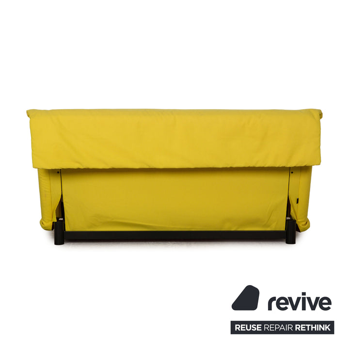 ligne roset Multy Stoff Dreisitzer Gelb Sofa Couch Schlafsofa