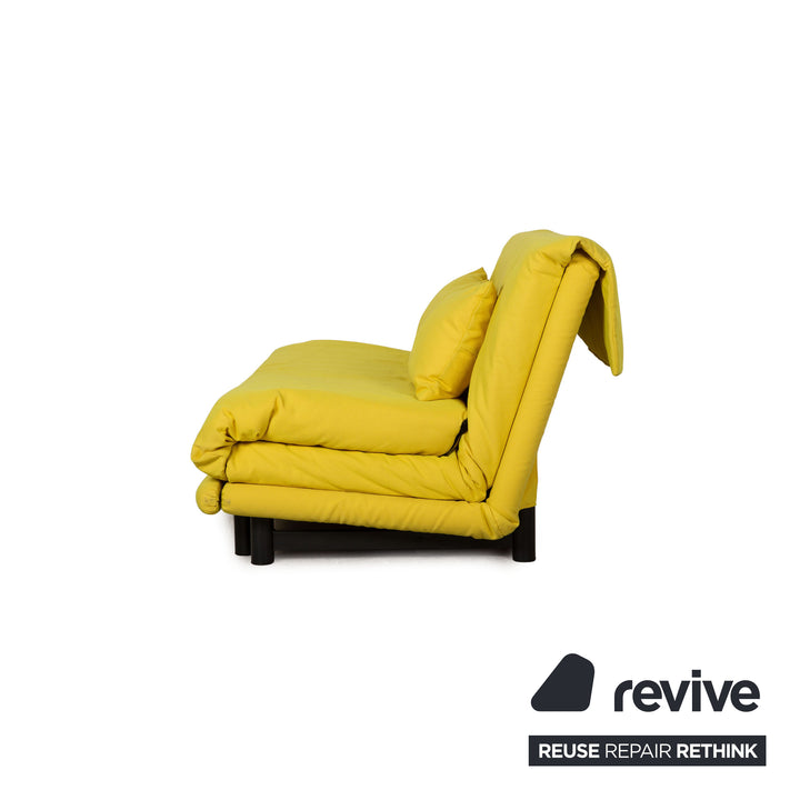 ligne roset Multy Stoff Dreisitzer Gelb Sofa Couch Schlafsofa
