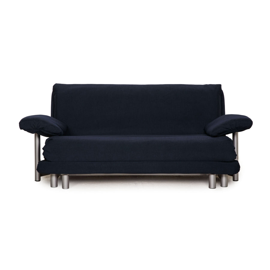 Ligne roset Canapé en tissu Multy bleu canapé 3 places fonction couchage nouvelle housse