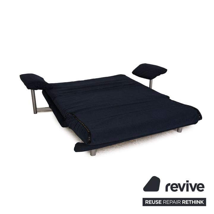 Ligne roset Canapé en tissu Multy bleu canapé 3 places fonction couchage nouvelle housse