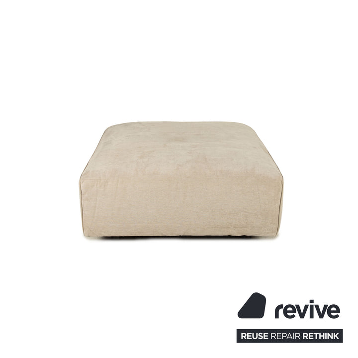 Ligne Roset Nils Stoff Hocker Creme