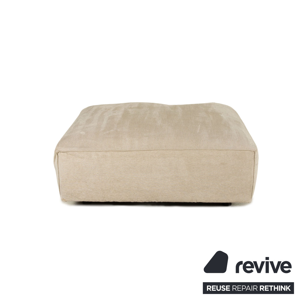 Ligne Roset Nils Stoff Hocker Creme